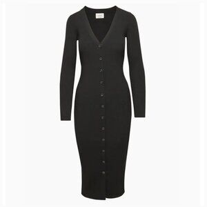 Artizia Wilfred Tavola black dress